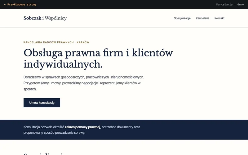 Specjalizacje i współpraca